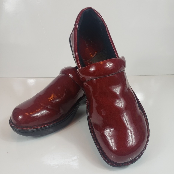 Born on Concept patent Peggy clog red/wine sz 9 - Picture 2 of 6